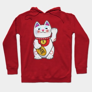 Classic Maneki Neko Lucky Cat Hoodie